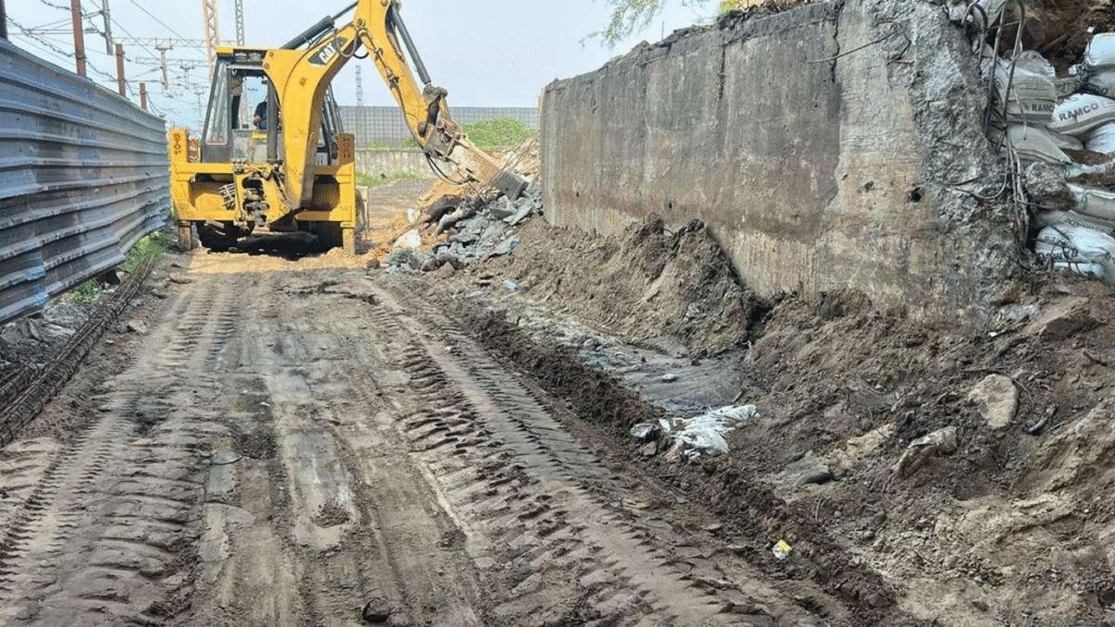Innovative Use of ODEX Micropiling, Shotcreting, Stone Pitching, and Geocomposite to Create Space for Laying an Additional Railway Lane at Jindal Paradip Port 7 image 13