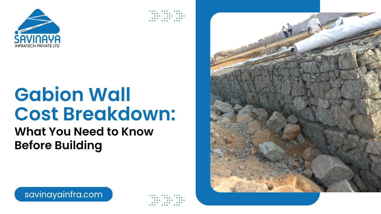Blogs 1 Gabion wall installation at construction site