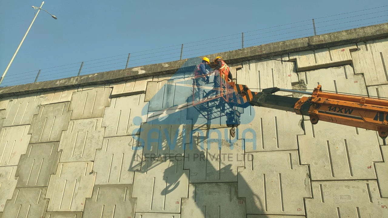 RS Walls 2 reinforced earth wall installation